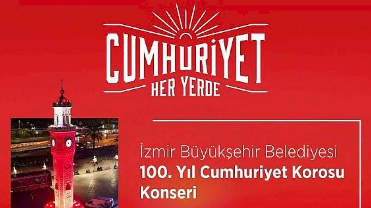 Cumhuriyet Bayramı'na özel 100. Yıl Cumhuriyet Korosu konseri