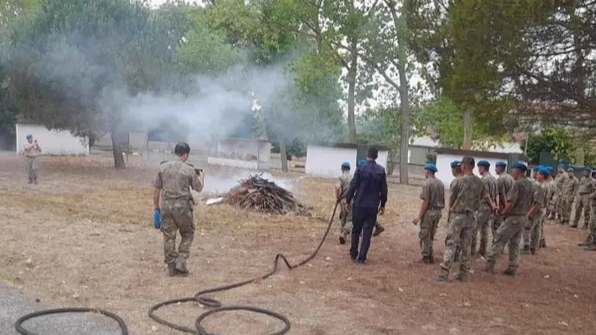 KOBİTEM'in yangın eğitimleri devam ediyor