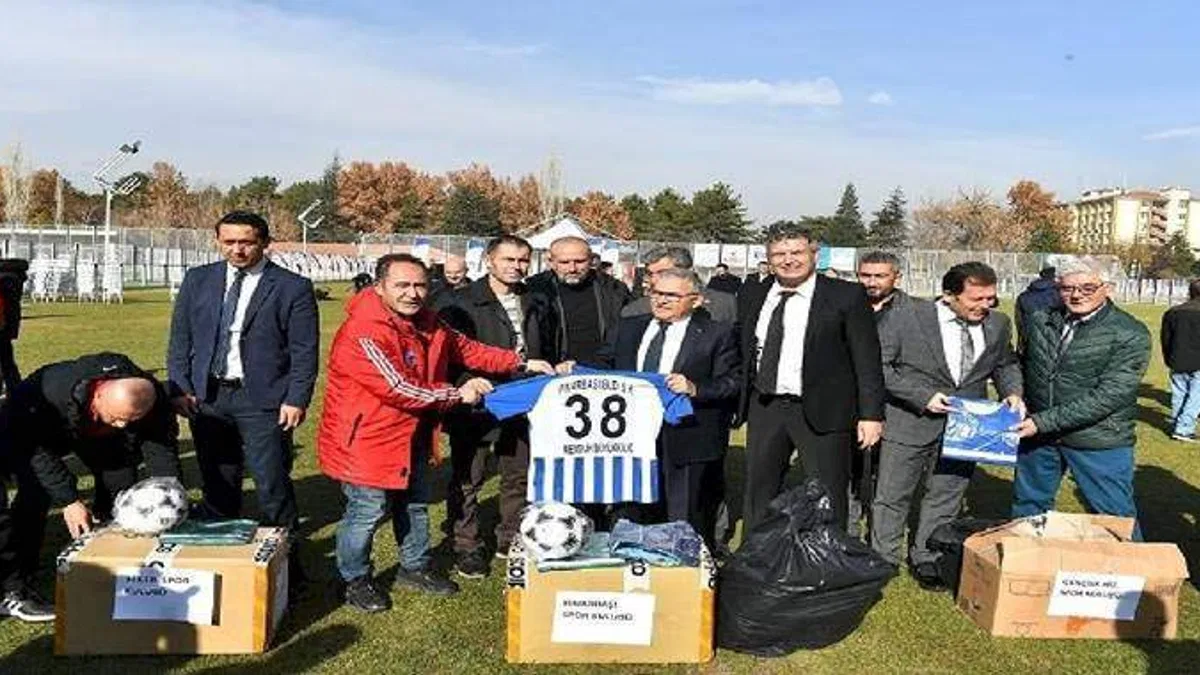 Kayseri'de amatör futbola 'büyük' destek