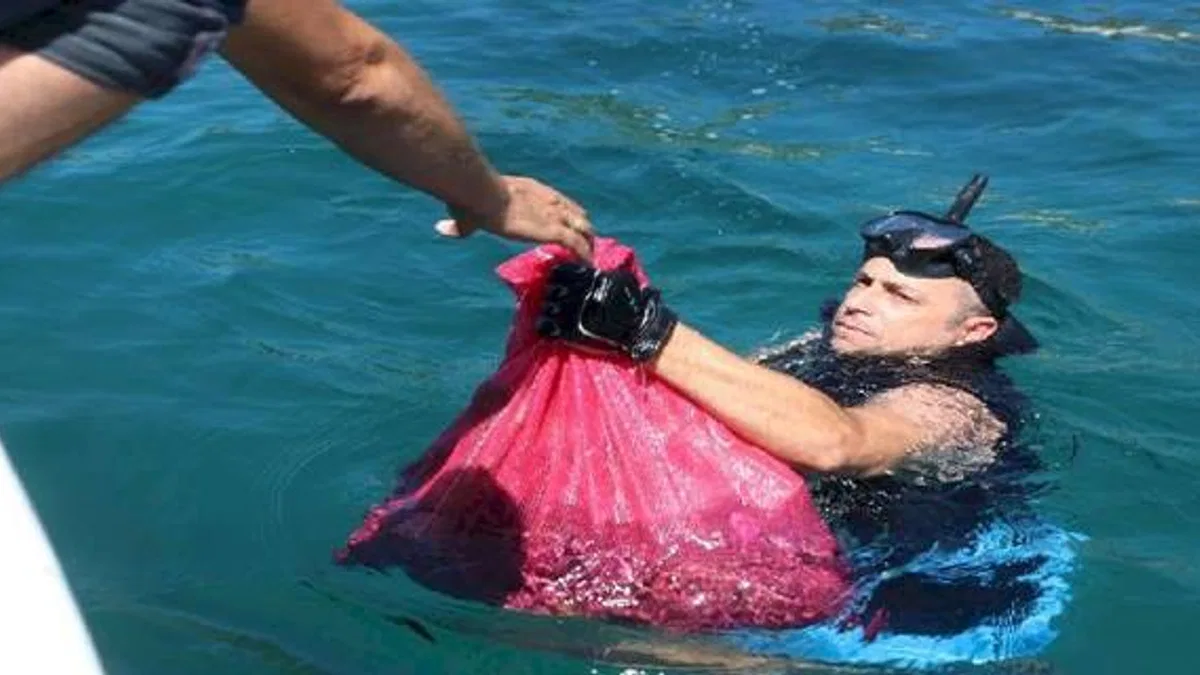 Bodrum denizinden çıkanlar yine şaşırttı!