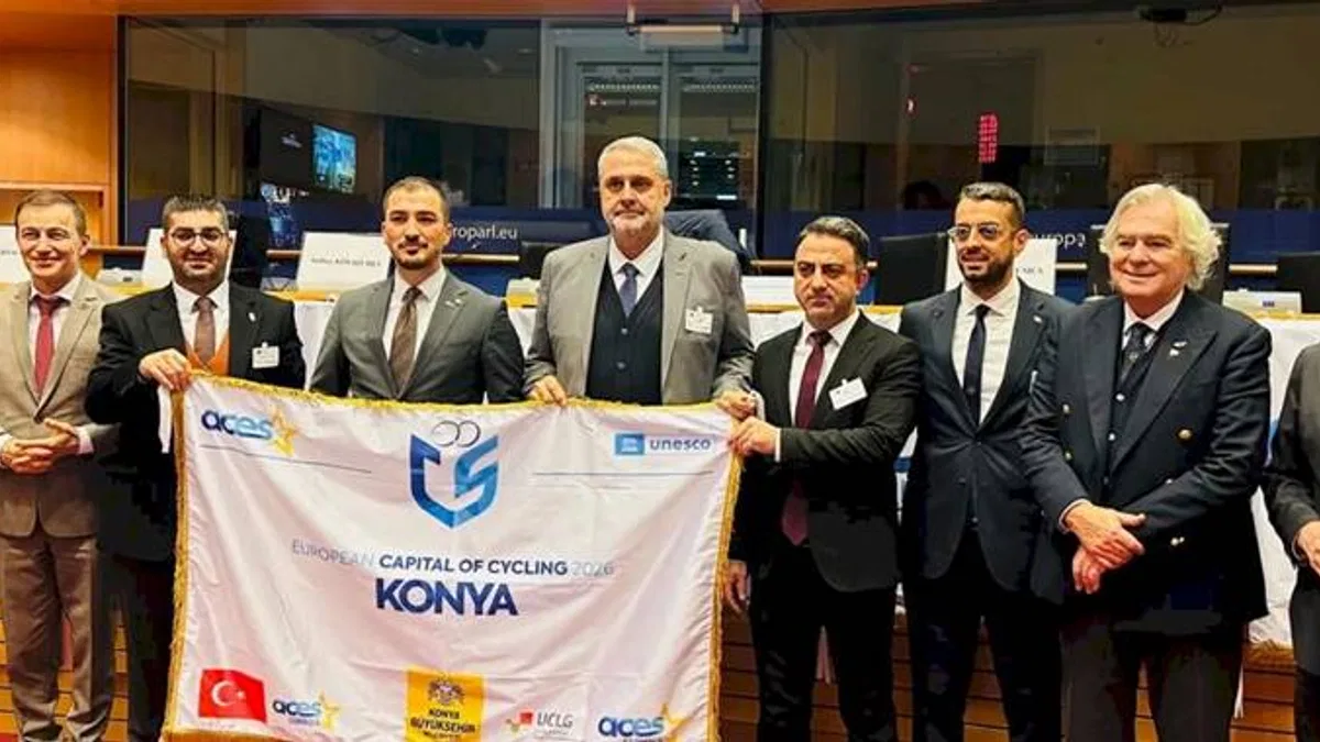 Konya 2026 Avrupa Bisiklet Başkenti oldu