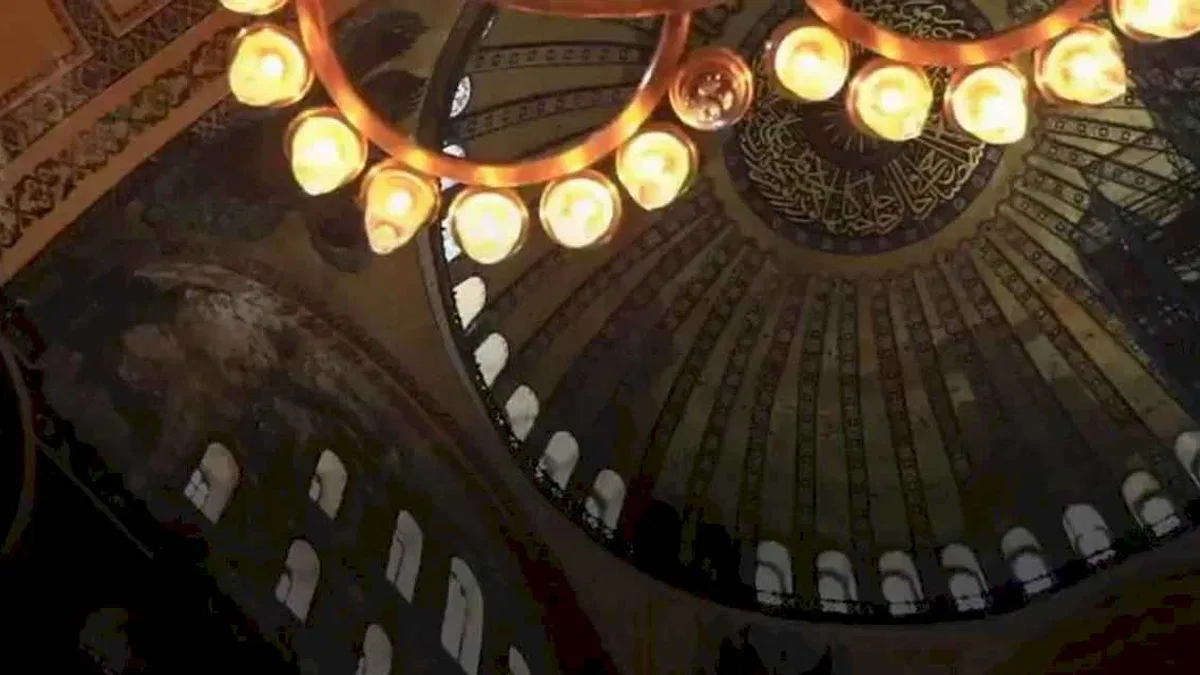 Bakan Yerlikaya'da Ayasofya-i Kebir Camii paylaşımı