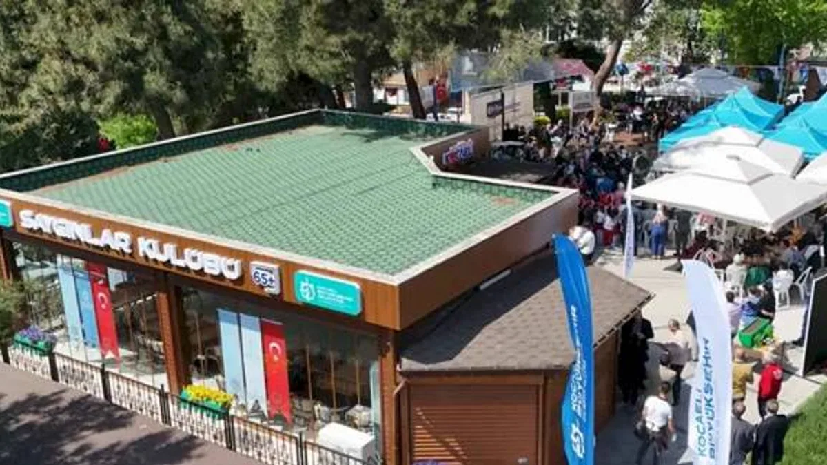 Kocaeli'de 65 yaş üstü vatandaşların yeni huzur durağı
