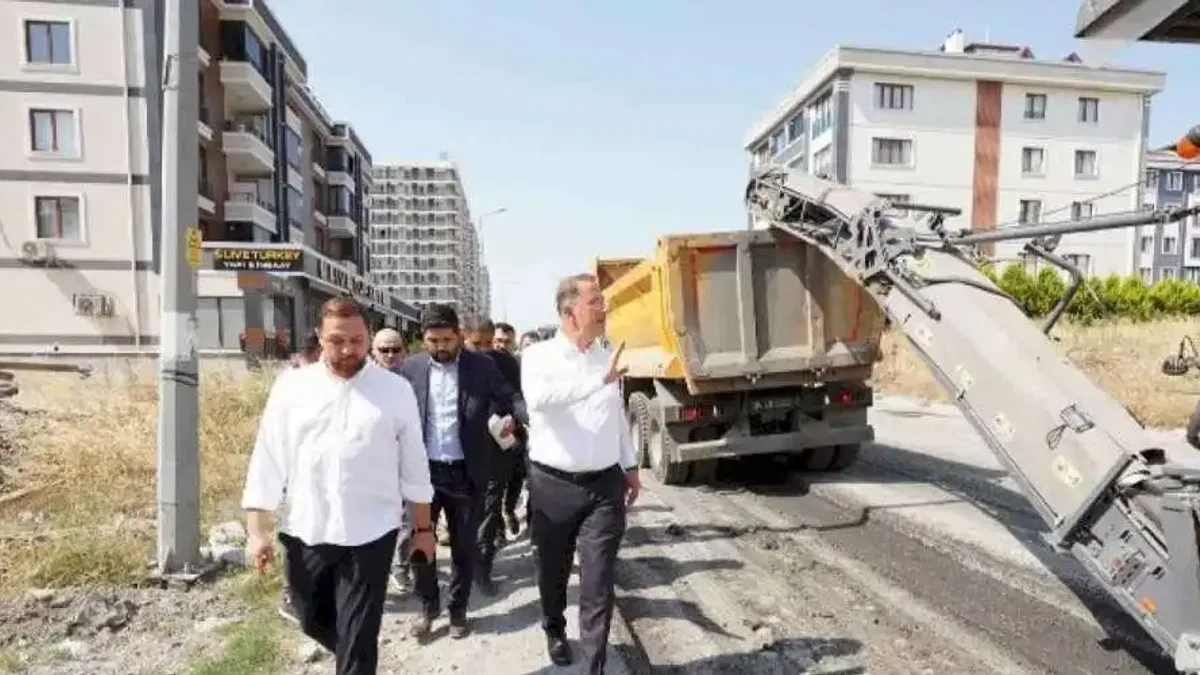 Başkan Çalık çalışmaları yerinde inceledi