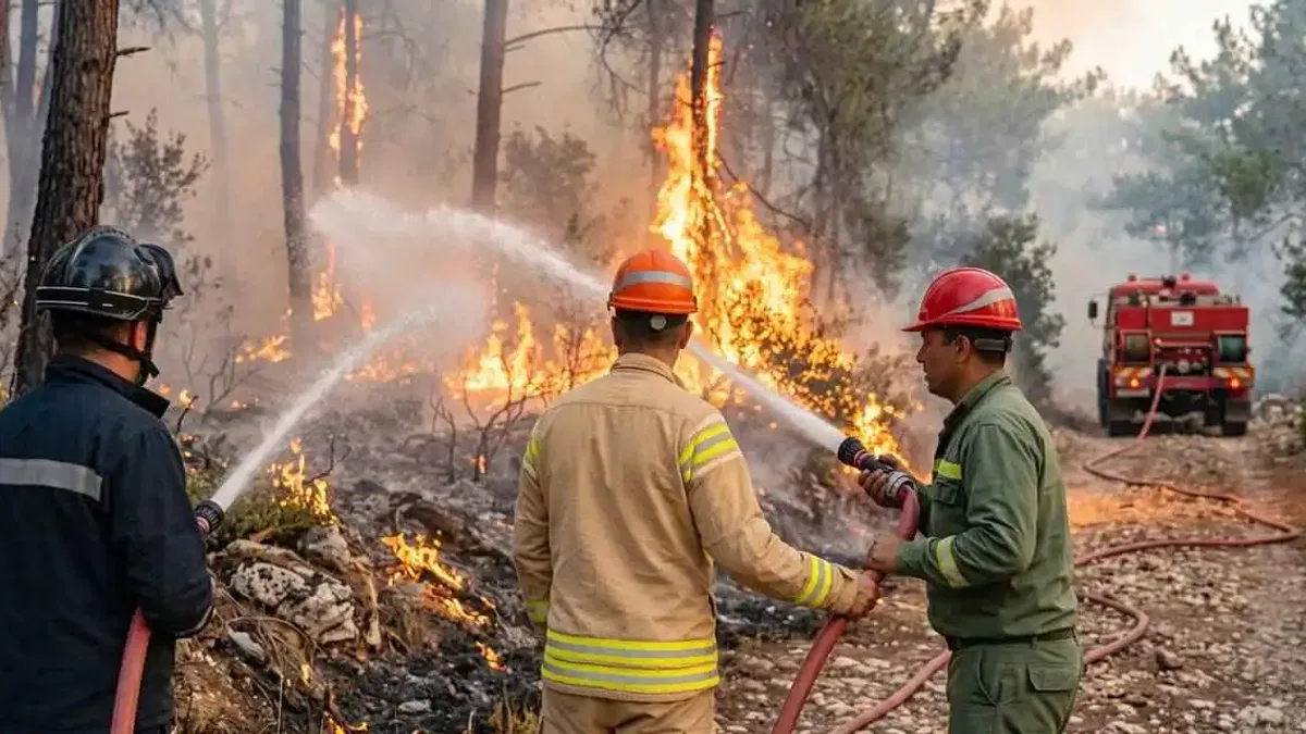 Orman yangınlarında 46 şüpheli tespit edildi! 12 kişi tutuklandı