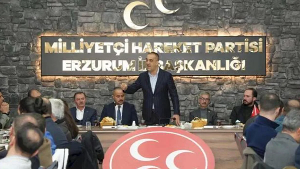 MHP Erzurum'dan sendikalara güçlü mesaj