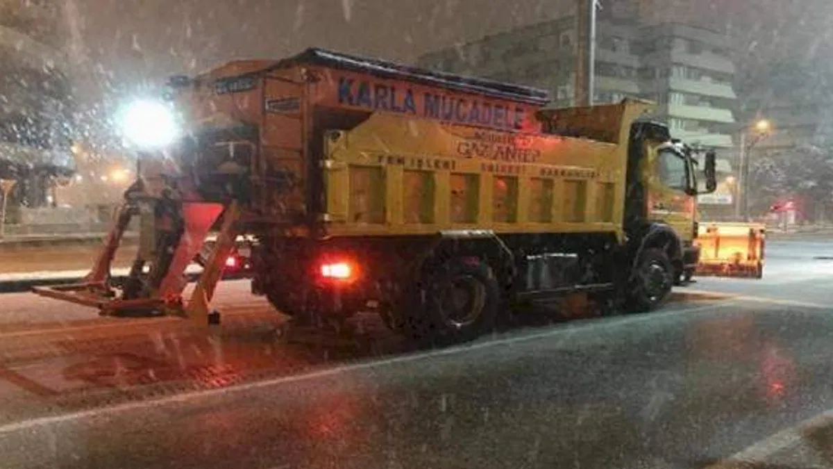 Gaziantep'te 'beyaz' mesai