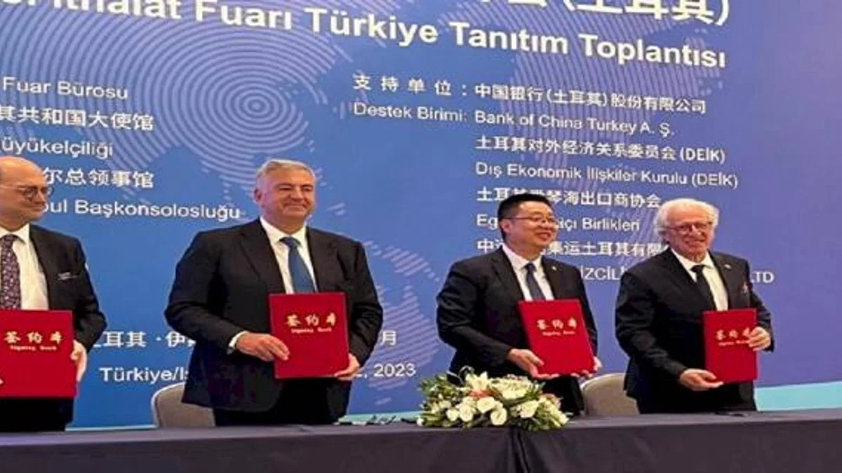 Egeli ihracatçılar Çin'e dış ticaret açığını kapatacak