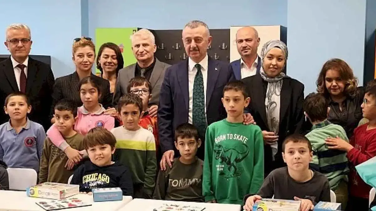 Başkan Büyükakın'dan "çok özel" bir gün; Özel çocukların, Büyükakın sevgisi