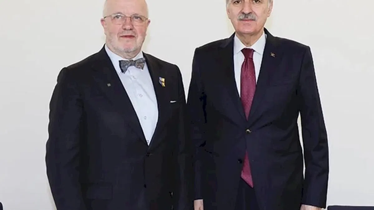 Numan Kurtulmuş, Litvanyalı mevkidaşıyla Zagreb'te görüştü