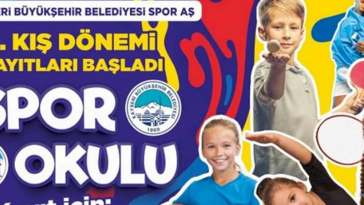 Kayseri Büyükşehir Belediyespor kış okulu kayıtları başladı