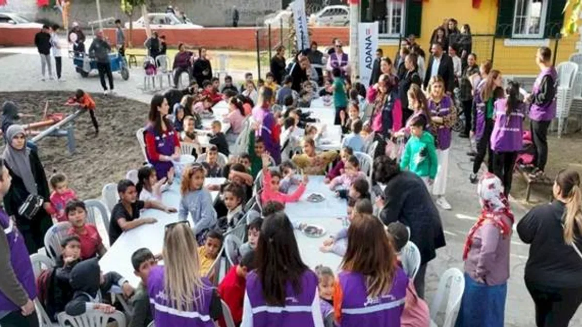 Adanalı çocuklar hem eğlendi hem öğrendi