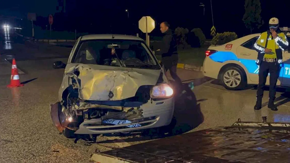 Düzce’de kaza: 2 yaralı