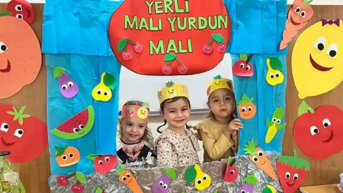 Manisa Büyükşehirli minikler 'Yerli Malı Haftası'nı kutladı