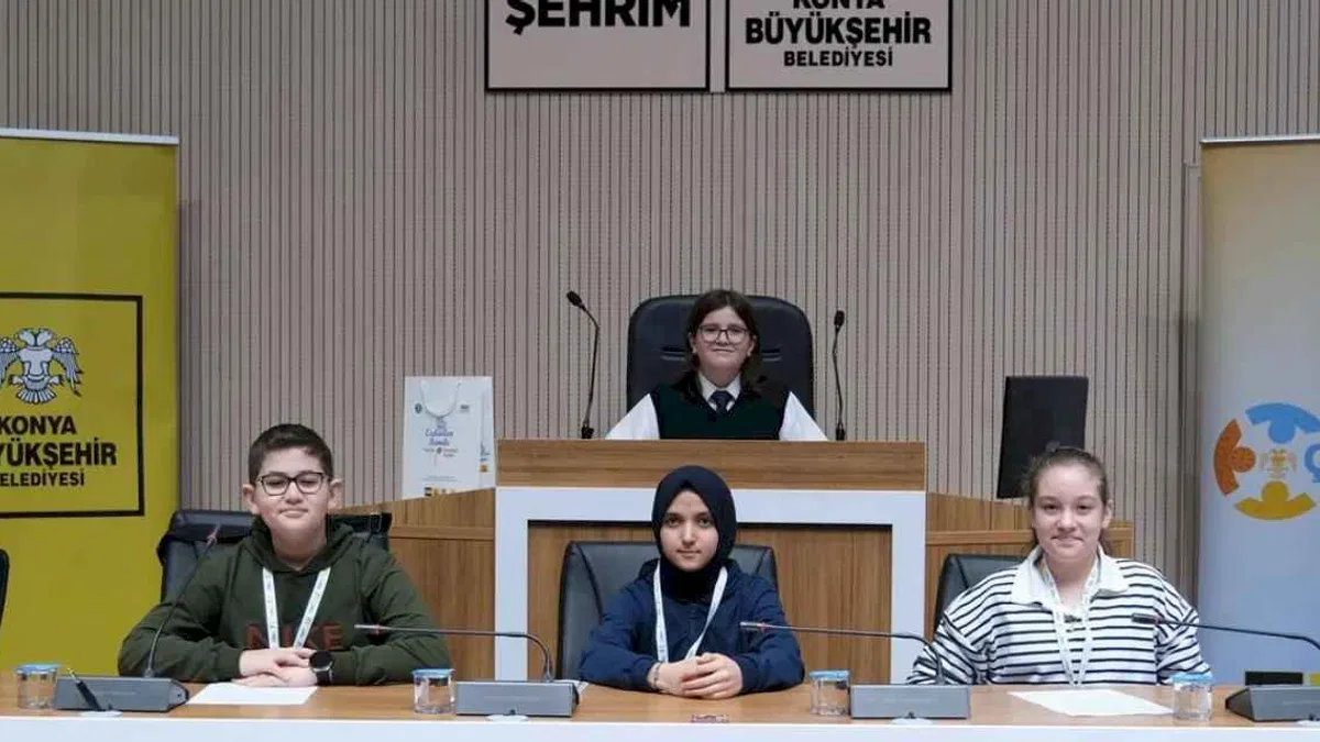 Konya Çocuk Meclisi şehirlerinin geleceğini konuşuyor