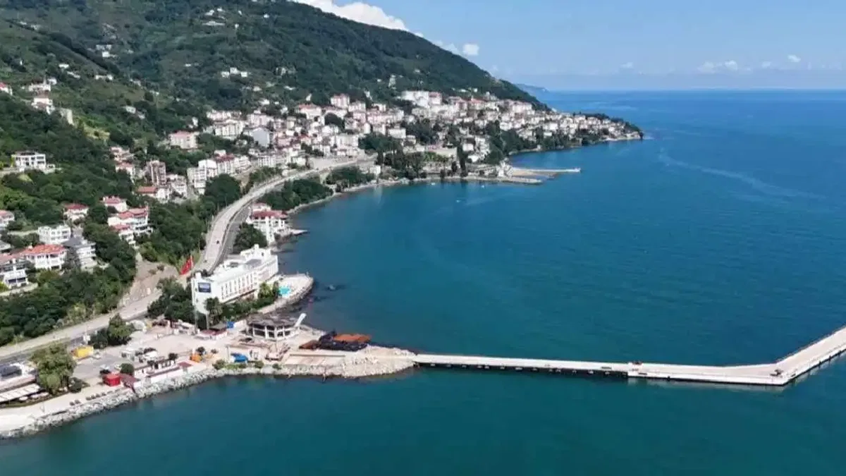 Ordu Altınordu rıhtımında son 30 metre