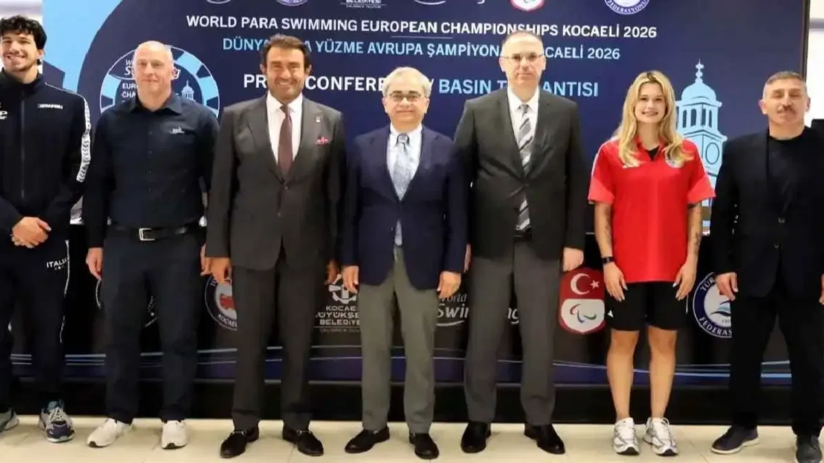 Kocaeli’de Avrupa Para Yüzme Şampiyonası tanıtıldı
