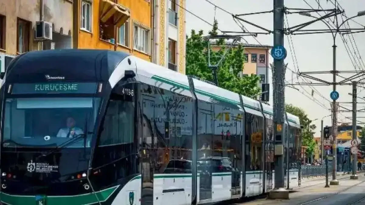 Kocaeli Akçaray tramvay hattında