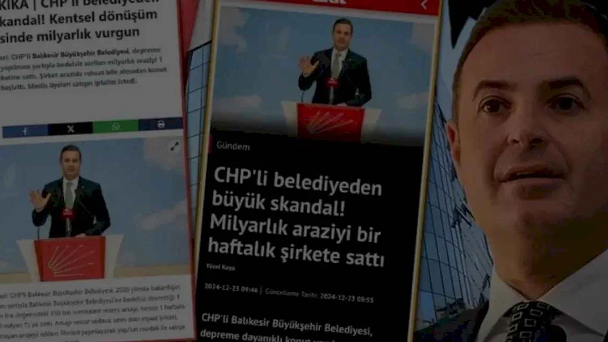 Balıkesir Büyükşehir'den 'peşkeş' iddialarına sert yanıt