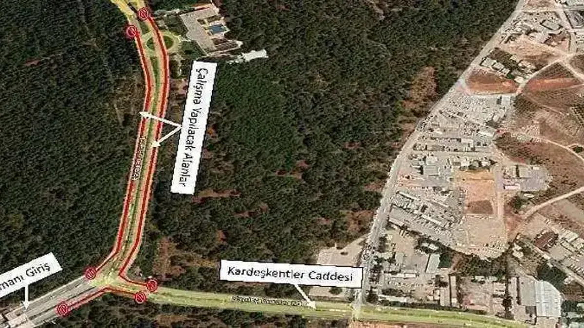 Havalimanı Caddesi'nde yol düzenleme çalışması yapılacak