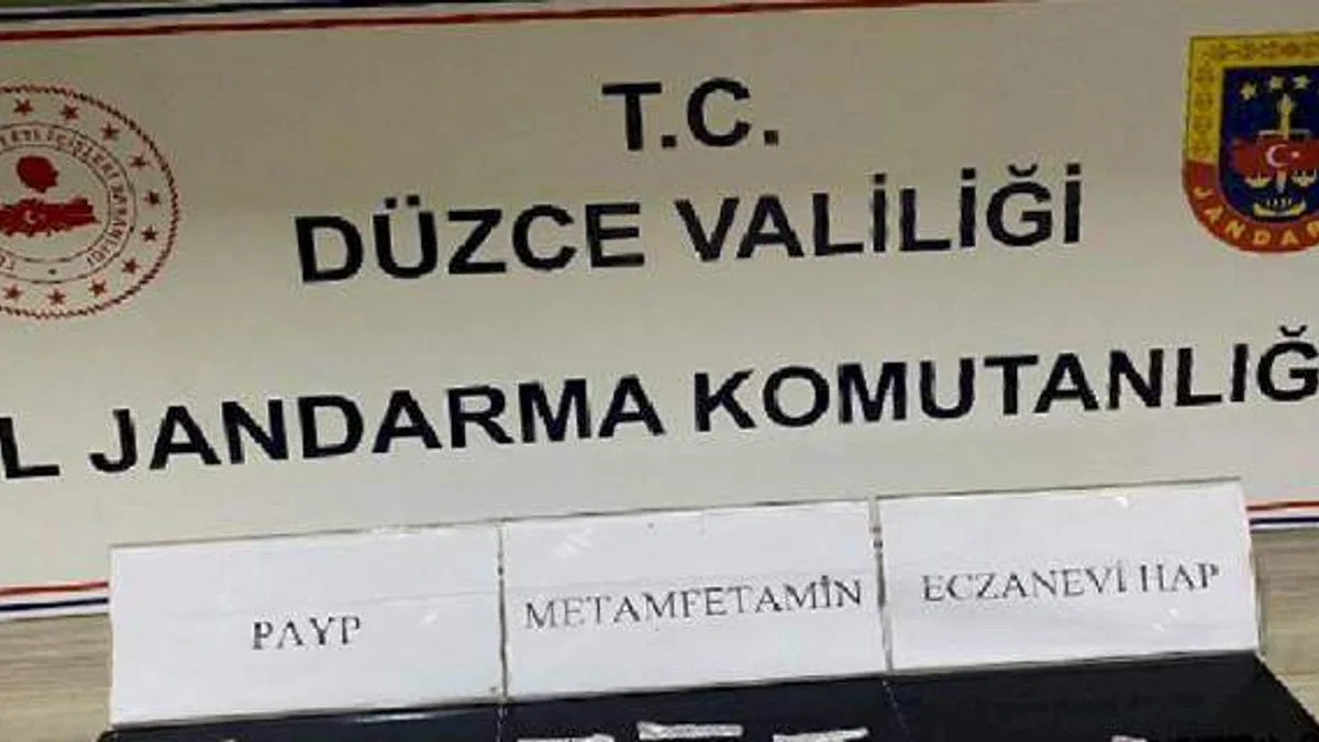 Düzce'de uyuşturucuya 1 tutuklama!