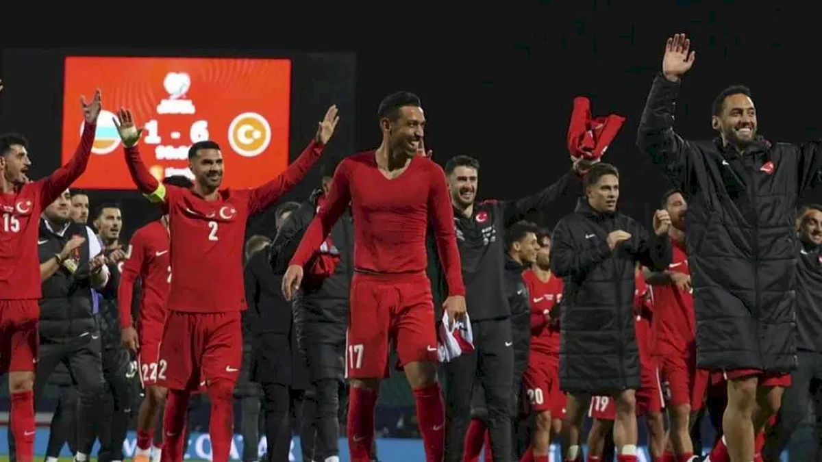 Bizim Çocuklar'dan tarihi zafer... Bulgaristan’ı 6-1 yendi!