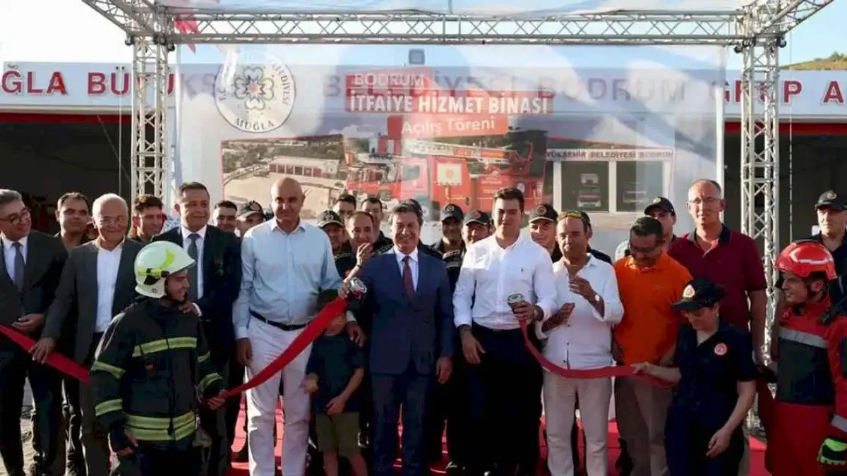Bodrum'da yeni itfaiye binası hizmete girdi