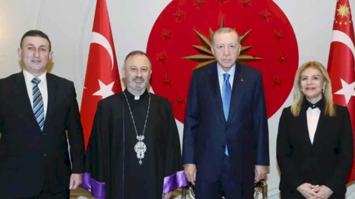 Cumhurbaşkanı Erdoğan, Türkiye Ermeni Katolik Cemaati'ni kabul etti