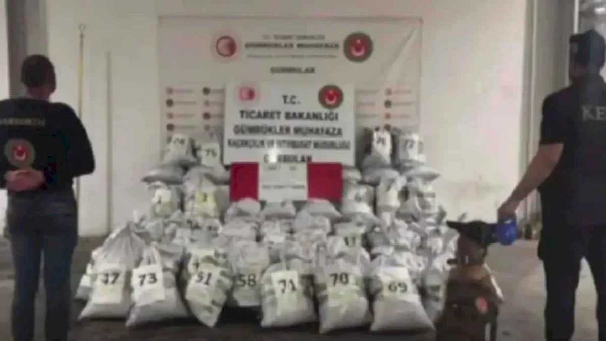 Ticaret'ten rekor uyuşturucu operasyonu! Kömüre emdirilmiş tonlarca uyuşturucu!