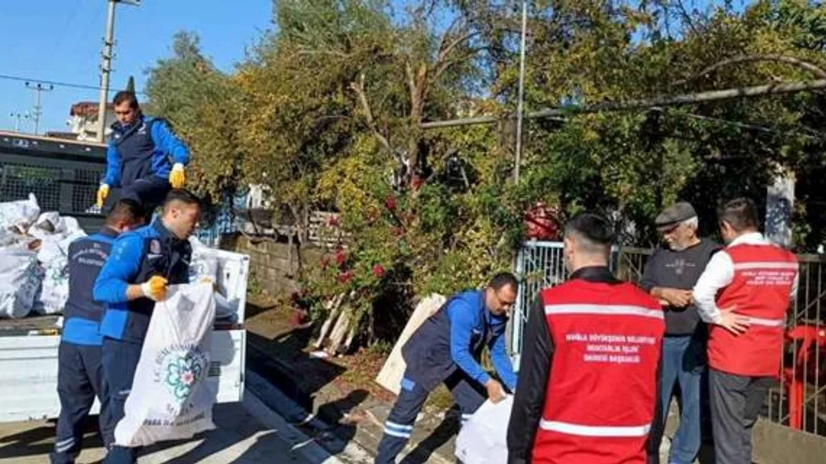 Muğla Büyükşehir'den yakacak desteği