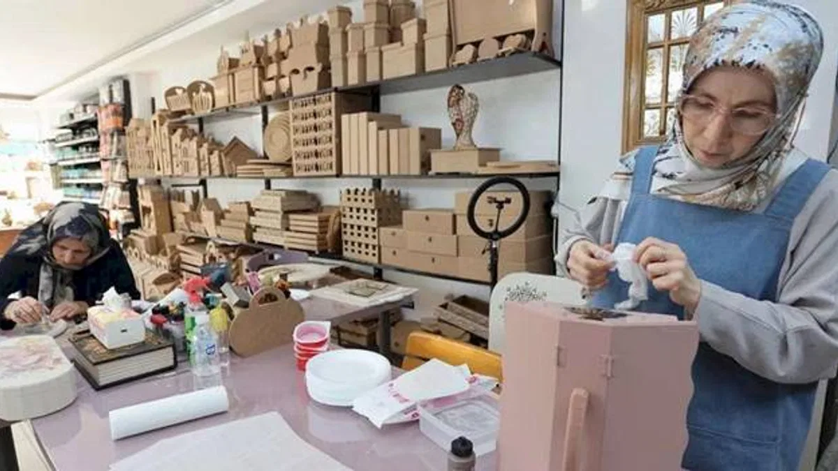 Kocaeli’nde kursiyerlikten patronluğa