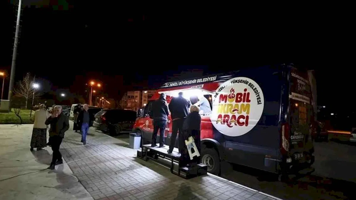 Denizli Büyükşehir mobil ikram aracı 250 bin kişiye ulaştı