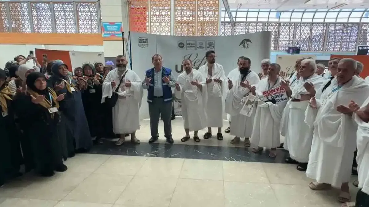 Konya’da Vefa Umresi’nde ikinci kafile uğurlandı