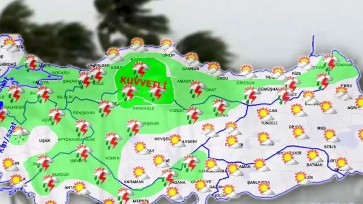 Meteoroloji'den 'kuvvetli' uyarı!