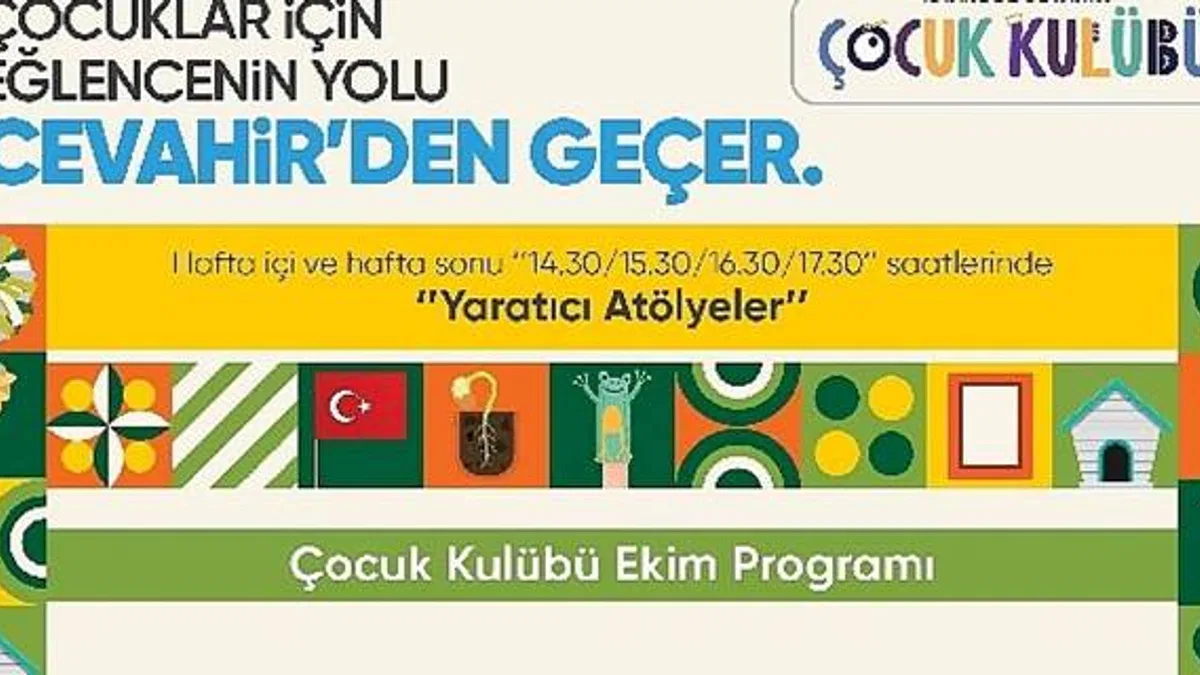 Çocuklar için Eğlencenin Yeri ve Zamanı İstanbul Cevahir'de
