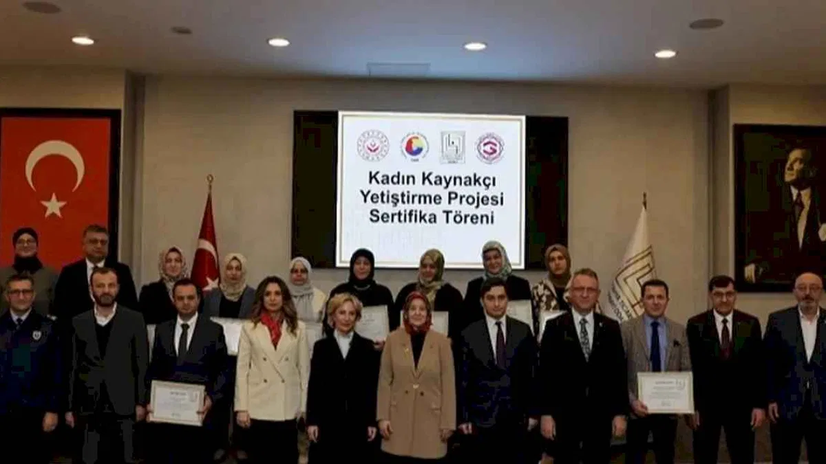 Kütahya'da yeni kadın kaynakçılar yetişti