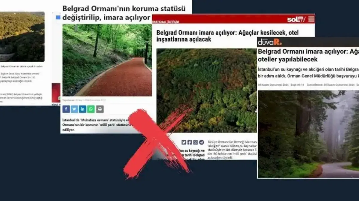 Belgrad Ormanı imara mı açılıyor? O iddialara yanıt geldi
