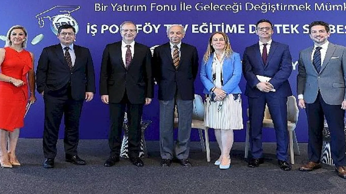 Türkiye'de bir ilk! İş Portföy TEV Eğitime Destek Serbest Fon, gençlerin eğitimine sürdürülebilir katkı modelini getiriyor