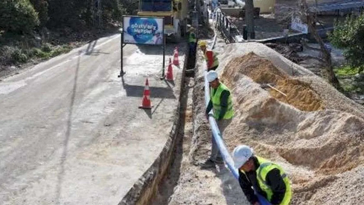 Mersin’de Hacıhalilarpaç’ın içme suyu altyapısı yenilendi
