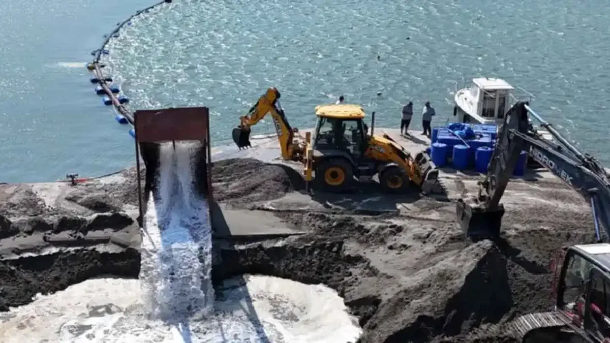 Samsun’da deniz tabanı yenileniyor, kıyılar güçleniyor