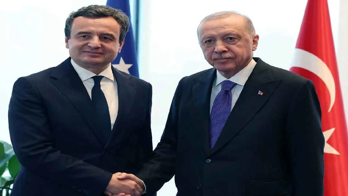 Cumhurbaşkanı Erdoğan, Kosova Başbakanı'nı Türkevi’nde kabul etti