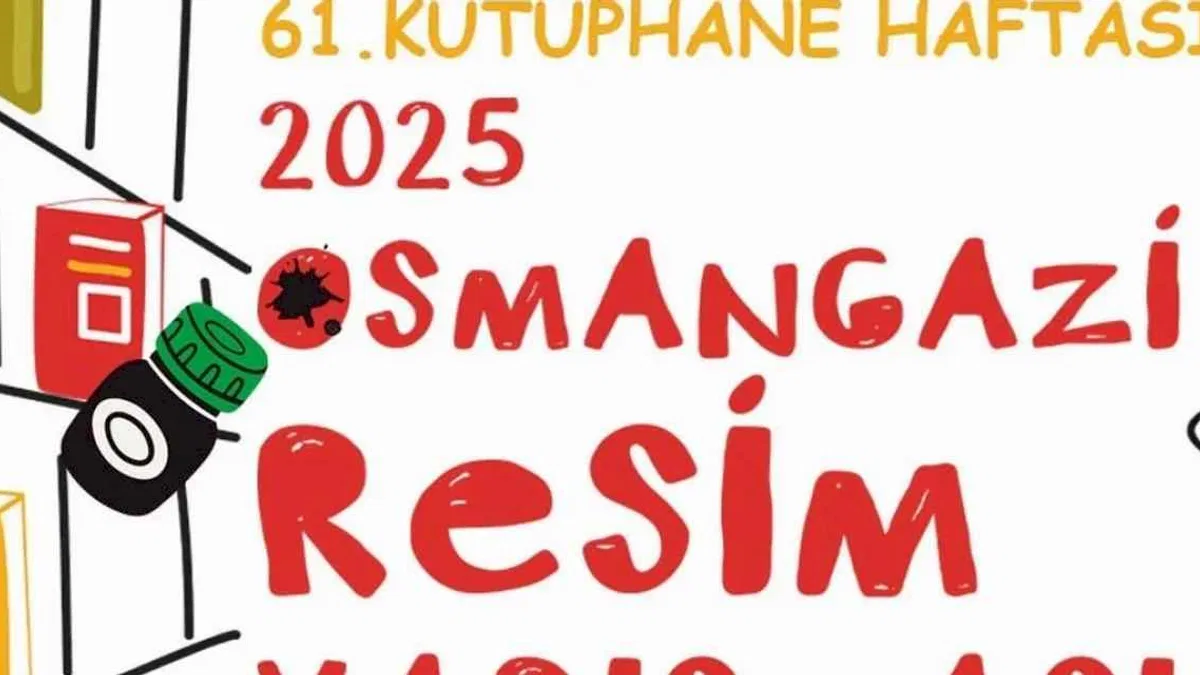Bursa Osmangazi Belediyesi’nden ‘Üreten Kütüphaneler’ konulu resim yarışması