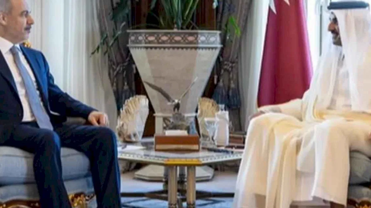 Bakan Fidan Katar Emiri Al Sani ile görüştü