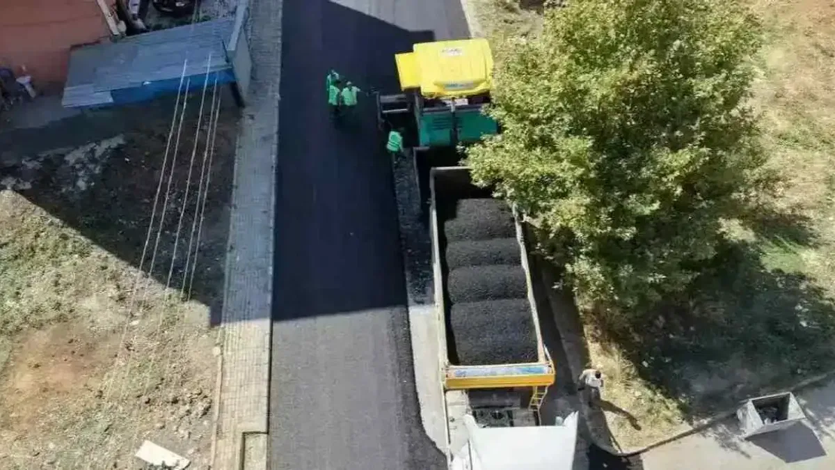 Gebze yolları yenileniyor