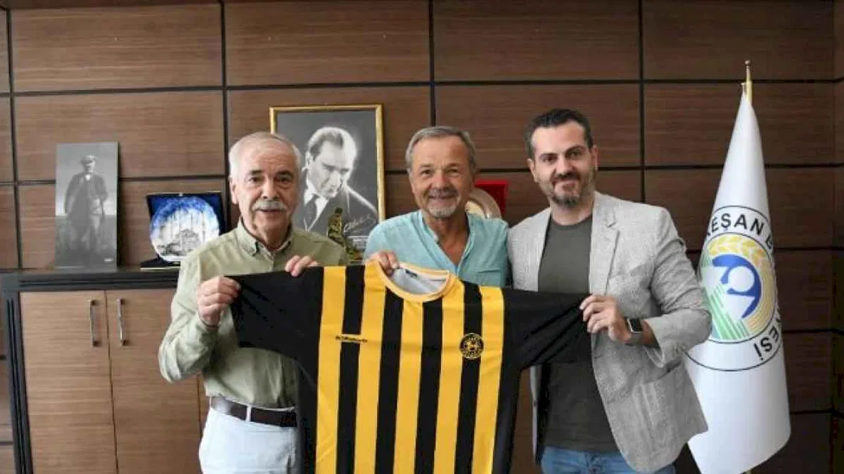 Keşanspor başkan adayı  Şeref Aldanmaz,  Mehmet Özcan’ı ziyaret etti