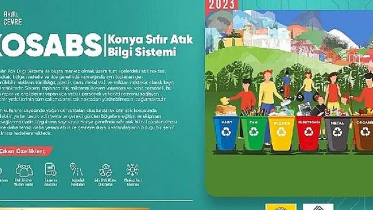 Konya Büyükşehir'in Hizmete Sunduğu Çevreci Uygulama "Ayın Uygulaması" Seçildi