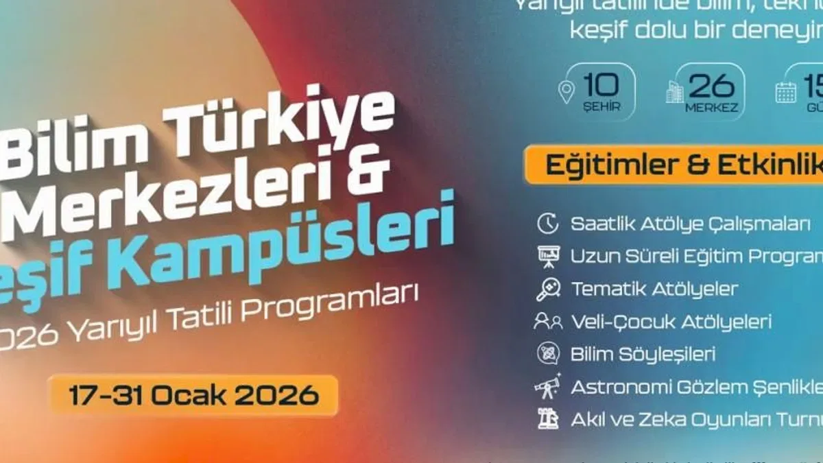 Yarıyıl Tatilinde Bilim Dolu Keşif