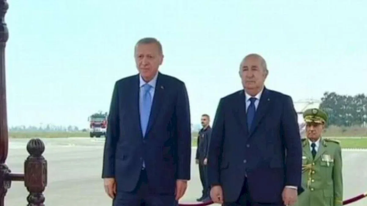 Cumhurbaşkanı Erdoğan Cezayir'de