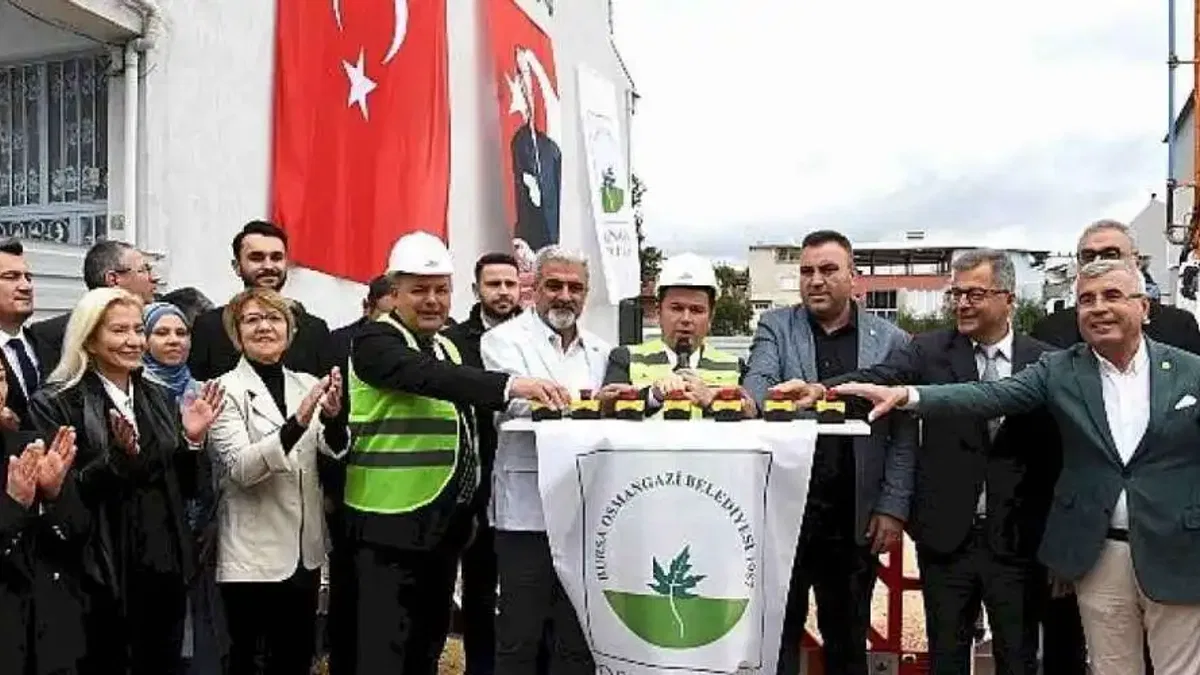 Osmangazi'de yeni kreşin temeli atıldı