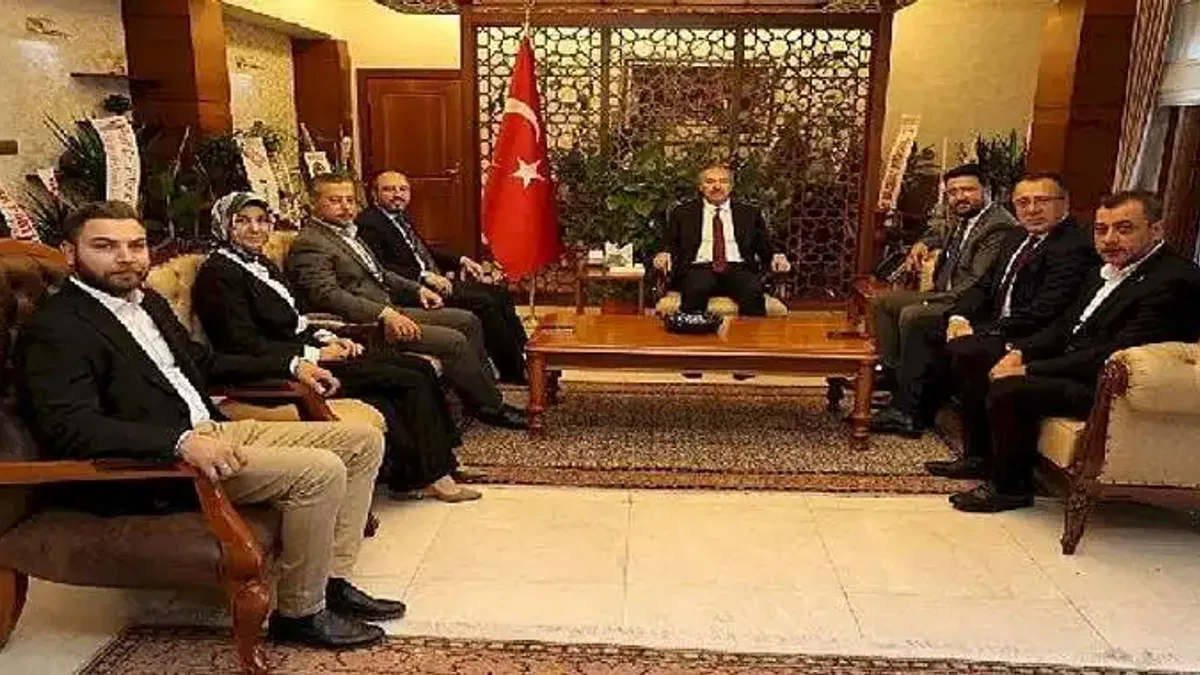 AK Parti Heyetinden Vali Fidan'a Hayırlı Olsun Ziyareti